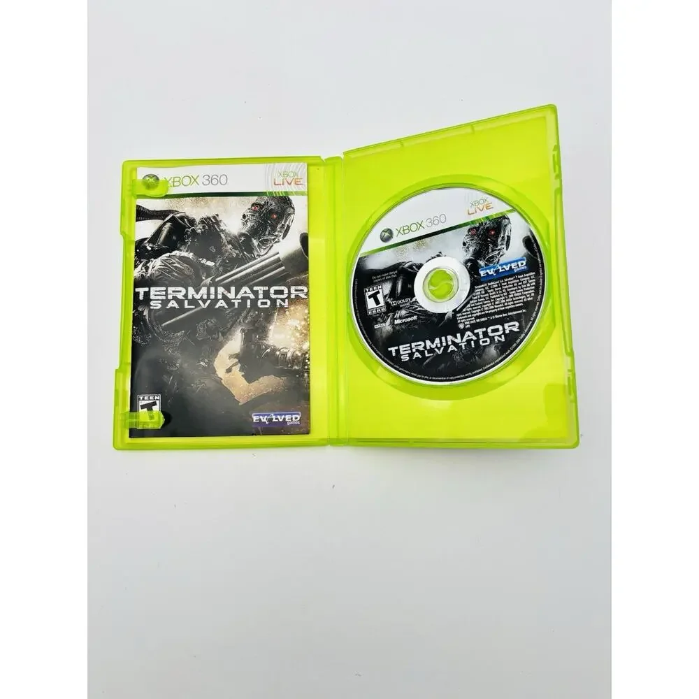 Terminator Salvation Xbox 360 Action Shooter Game CIB Complete Tested Works VG